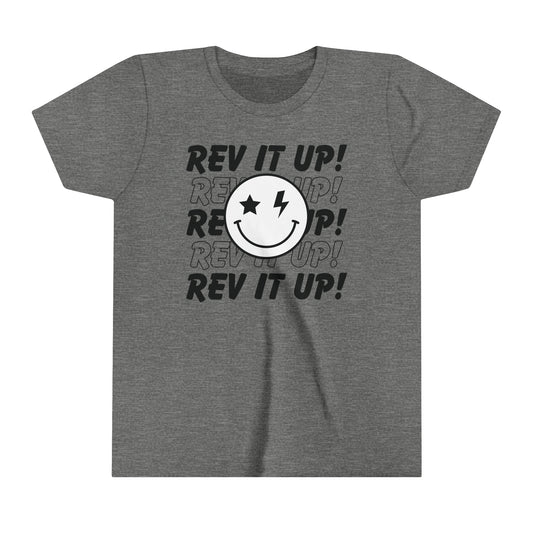 Rev It Up Smiley -Youth T-Shirt
