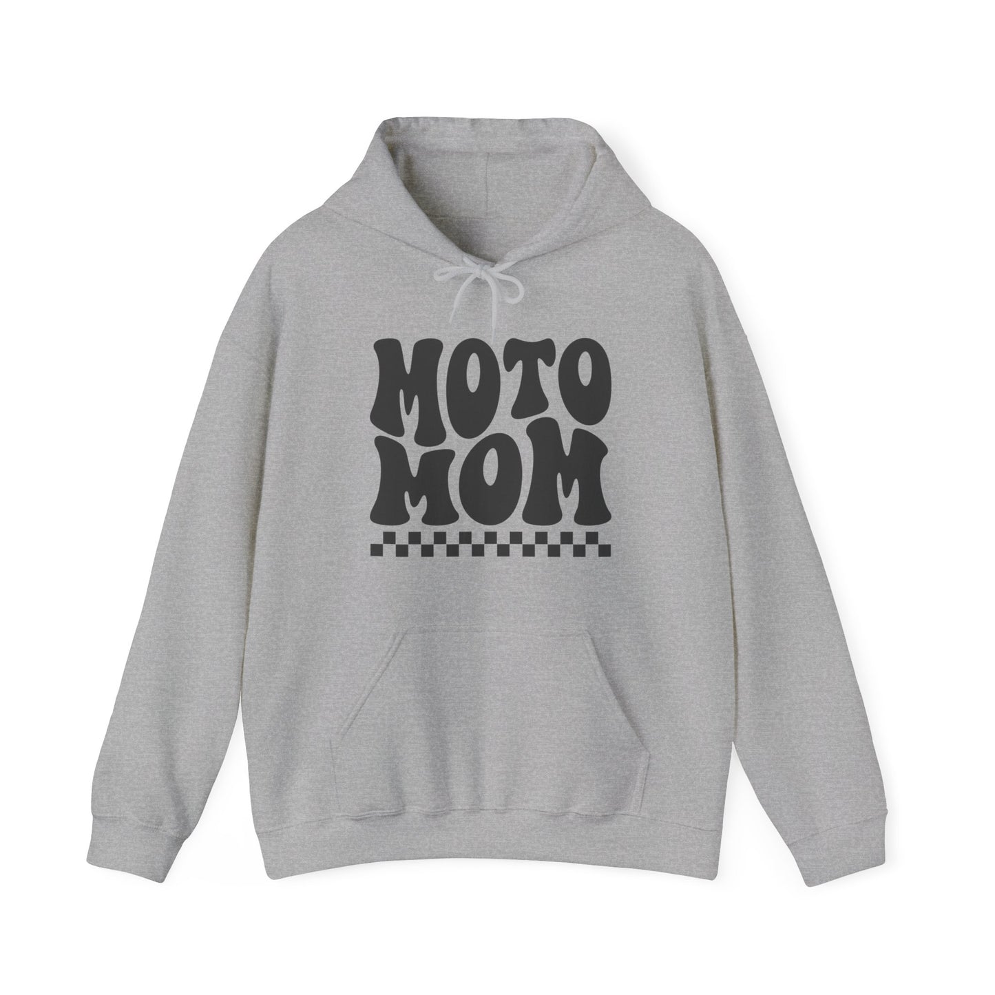 Moto Mom- Adult Hooded Sweatshirt