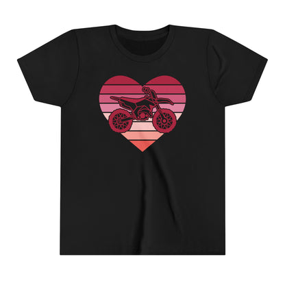 Heart Motorcycle - Youth T-Shirt