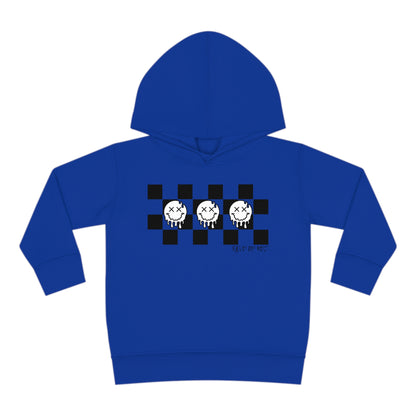 Checkered Smiley's- Toddler Hooded Sweatshirt