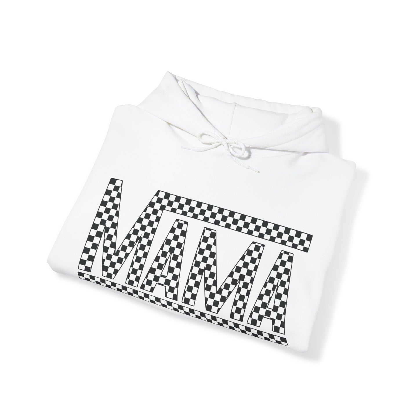 Checkered Mama- Adult Hooded Sweatshirt