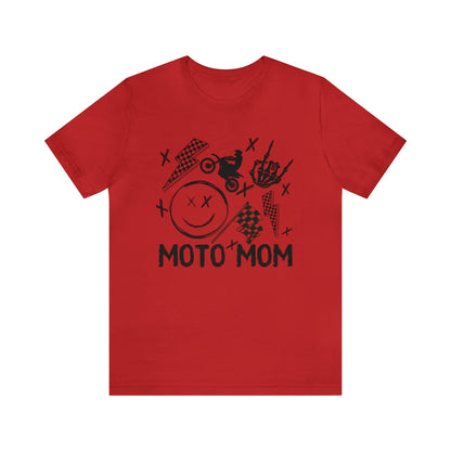 Moto Mom Collage- Adult T-Shirt