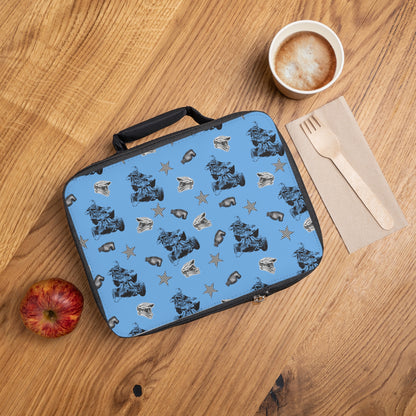 Quad Racing - Lunch Bag Light Blue