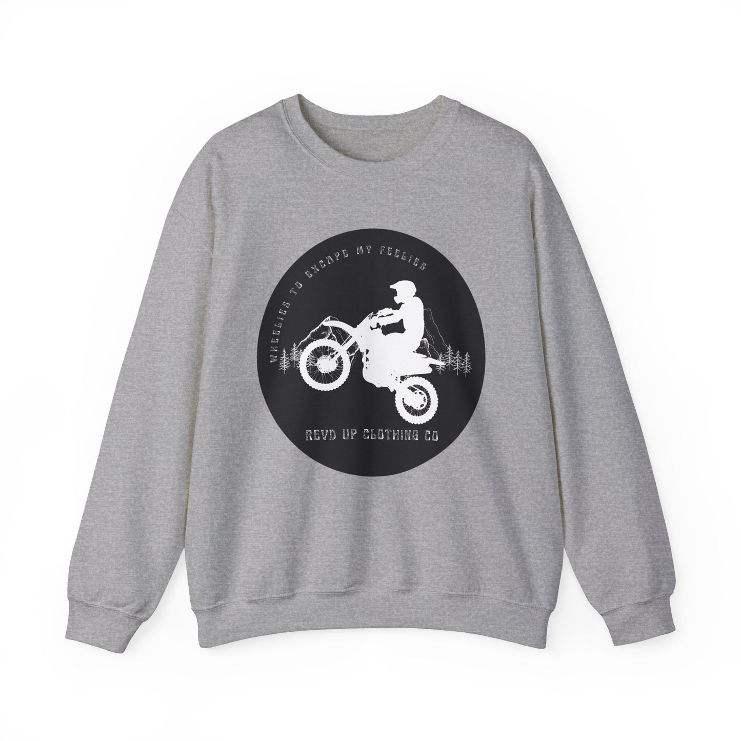 Wheelies- Adult Crewneck Sweatshirt