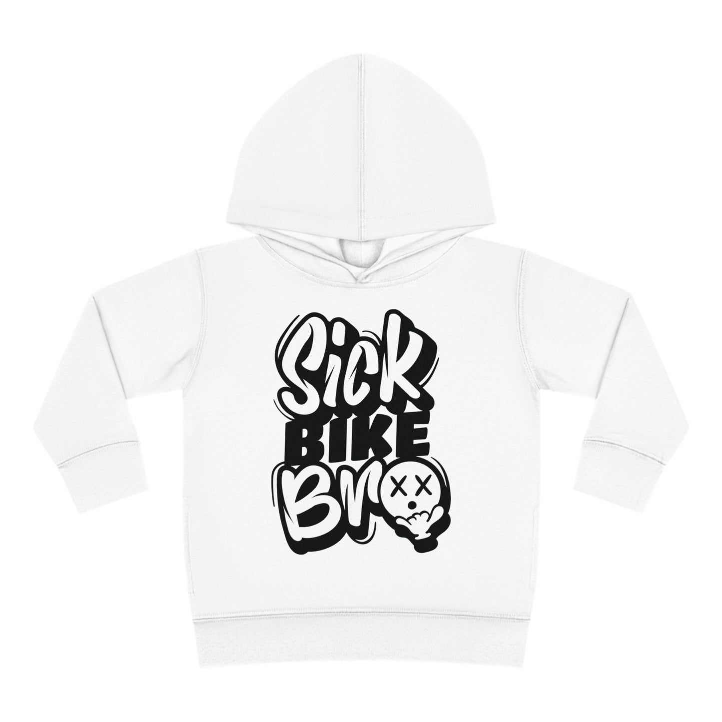 Sick Bike Bro -Toddler Hooded Sweatshirt
