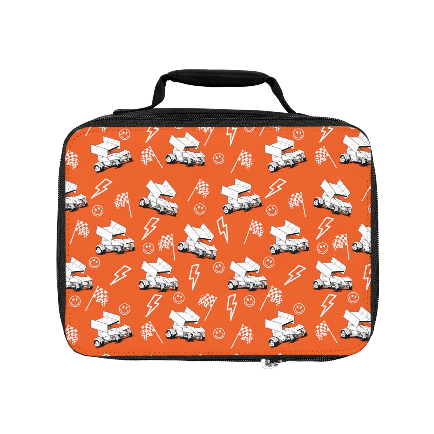 Sprint Car - Micro Racing - Lunch Bag- Orange