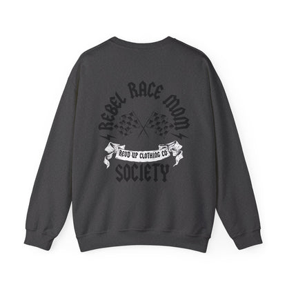 Rebel Race Mom- Adult Crewneck Sweatshirt