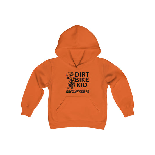 Dirt Bike Kid -Youth Hooded Sweatshirt