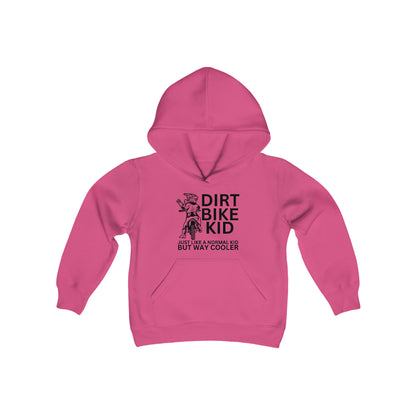 Dirt Bike Kid -Youth Hooded Sweatshirt