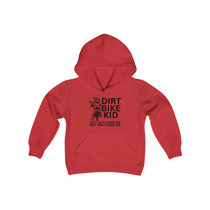 Dirt Bike Kid -Youth Hooded Sweatshirt