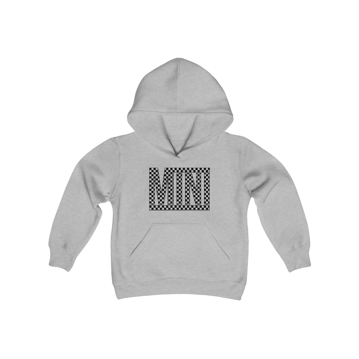 Checkered Mini-Youth Hooded Sweatshirt