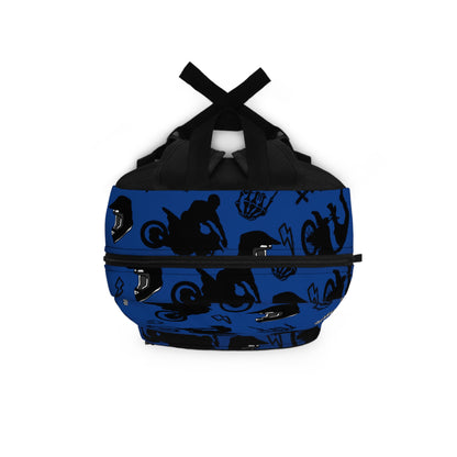 Moto Cross Backpack - Dark Blue
