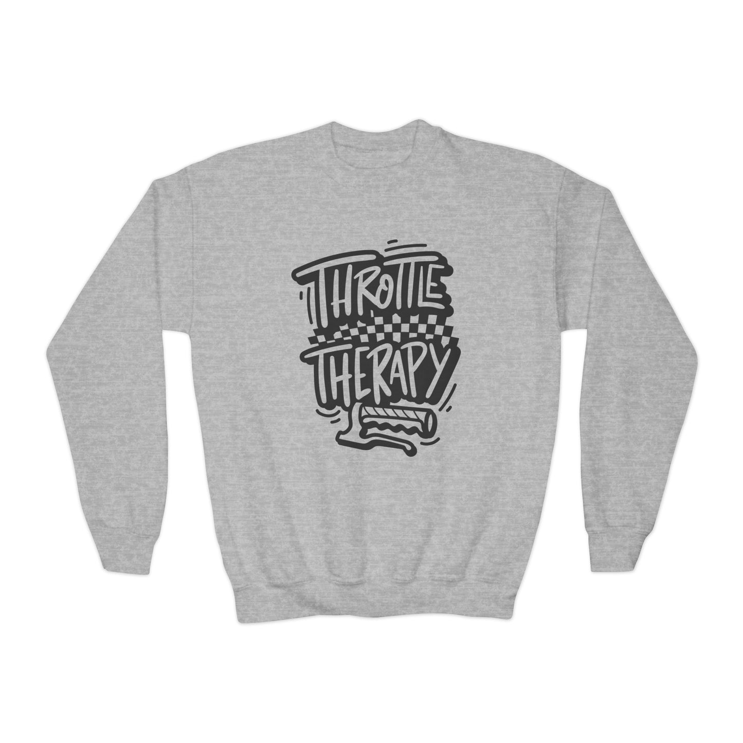 Throttle Therapy - Youth Crewneck Sweatshirt