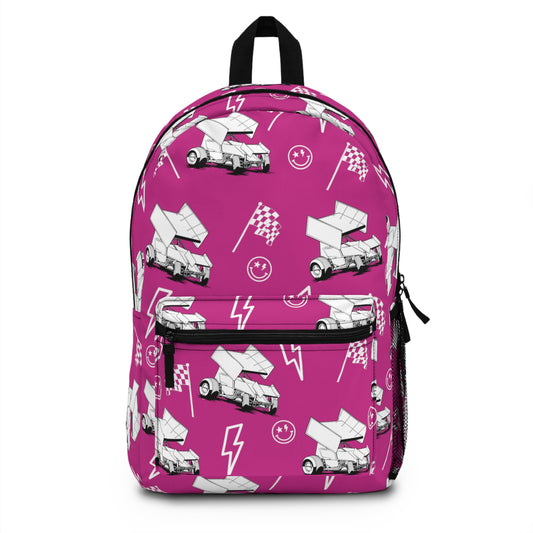 Sprint Car - Micro Racing Backpack - Pink