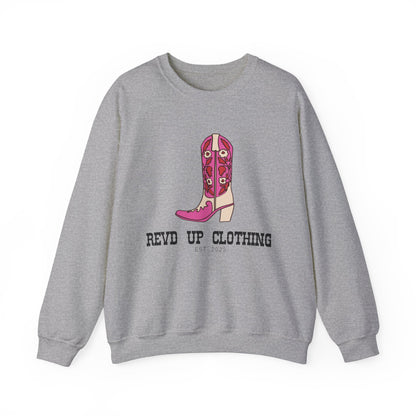 Cowgirl Up- Adult Crewneck Sweatshirt