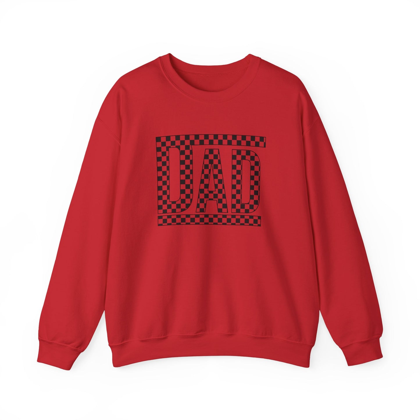 Checkered Dad- Adult Crewneck Sweatshirt