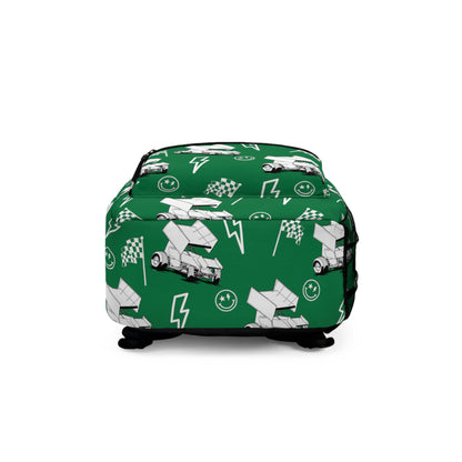 Sprint Car - Micro Racing Backpack - Dark Green