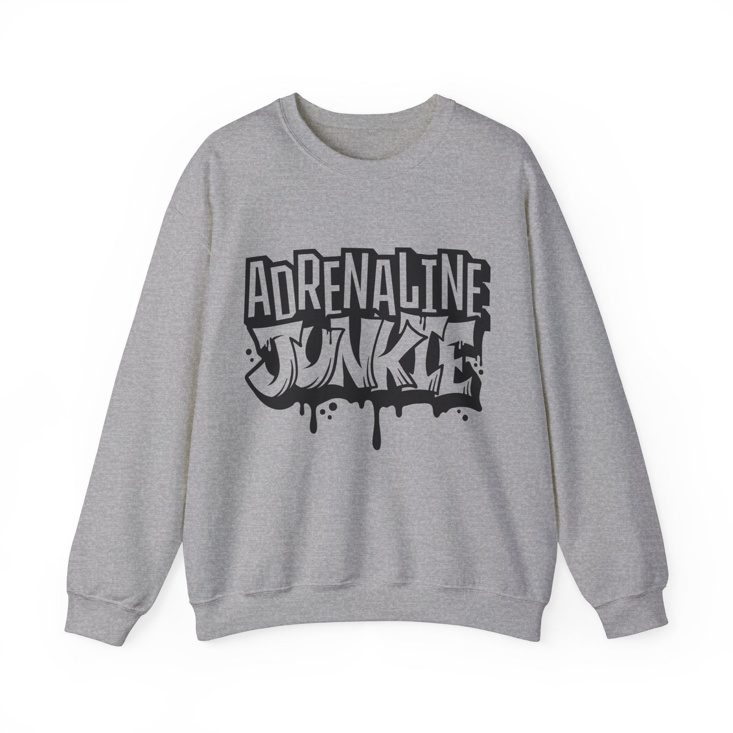 Adrenaline Junkie- Adult Crewneck Sweatshirt