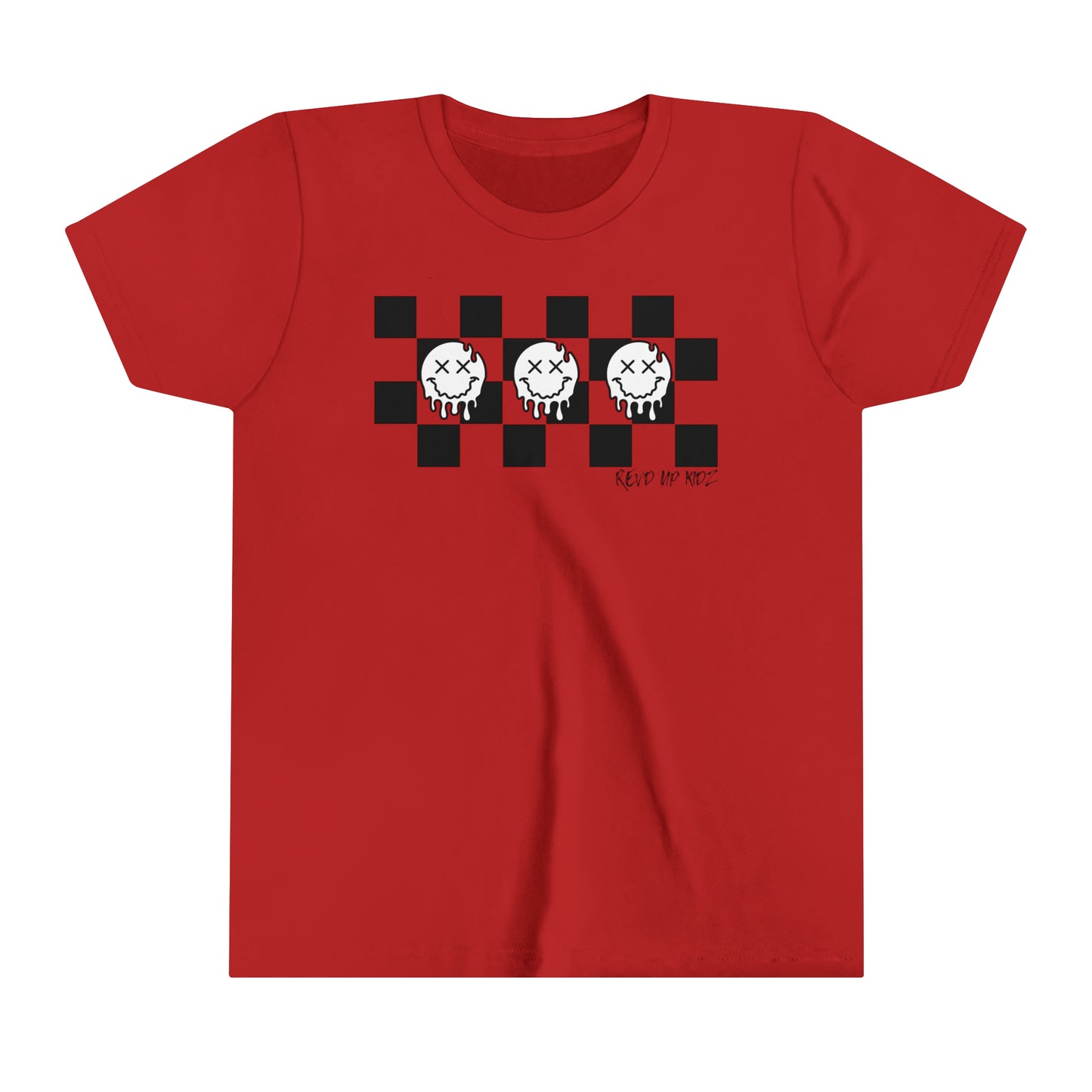 Checkered Smiley's- Youth T-Shirt