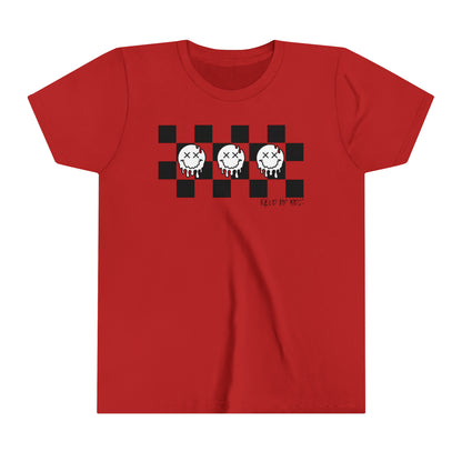 Checkered Smiley's- Youth T-Shirt