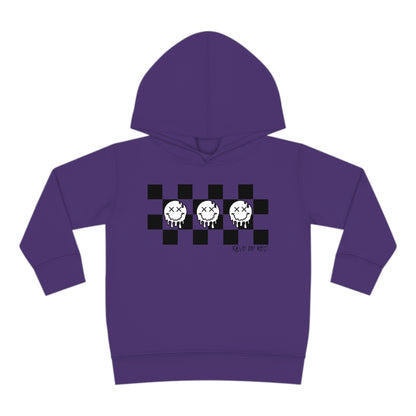 Checkered Smiley's- Toddler Hooded Sweatshirt