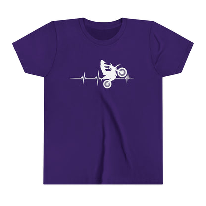 Heart Rate Moto -Youth T-shirt