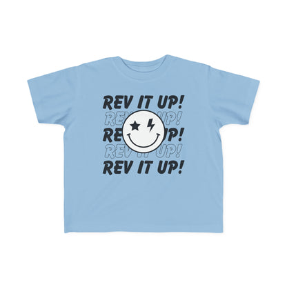 Rev It Up Smiley -Toddler's T-Shirt