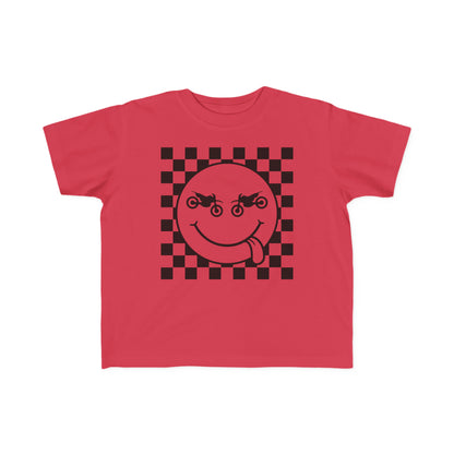 Race Flag Smile Face Toddler T-Shirt