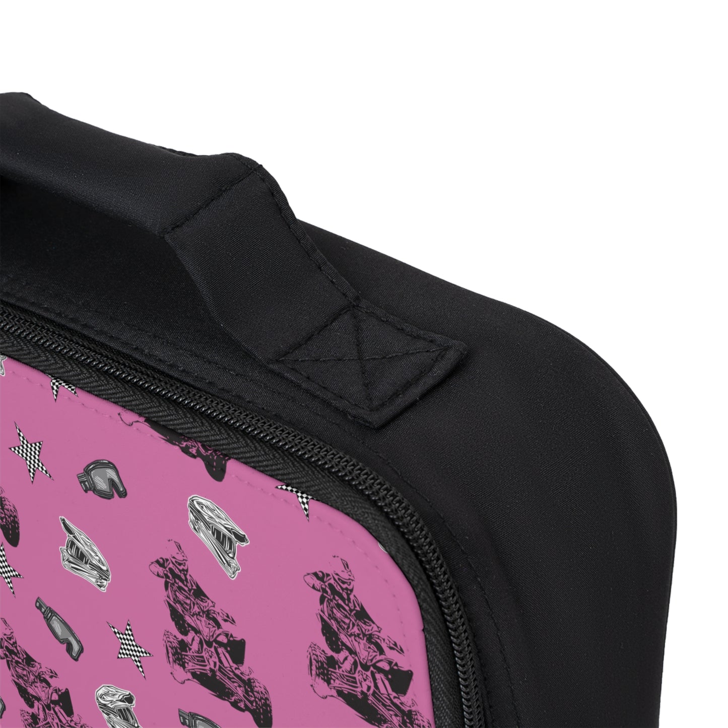Quad Racing - Lunch Bag Light Pink