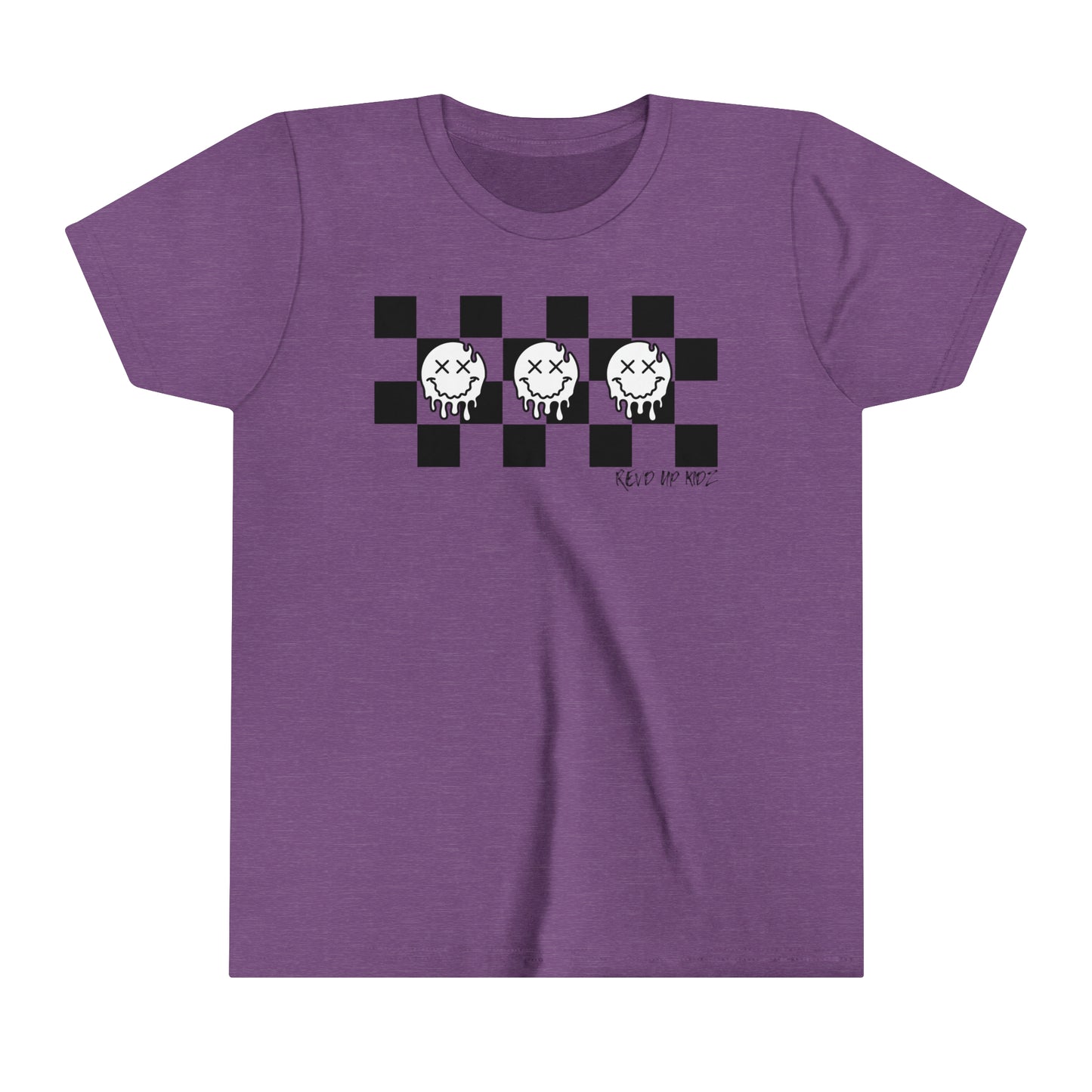 Checkered Smiley's- Youth T-Shirt