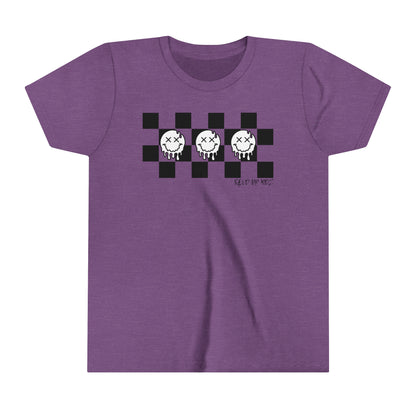 Checkered Smiley's- Youth T-Shirt