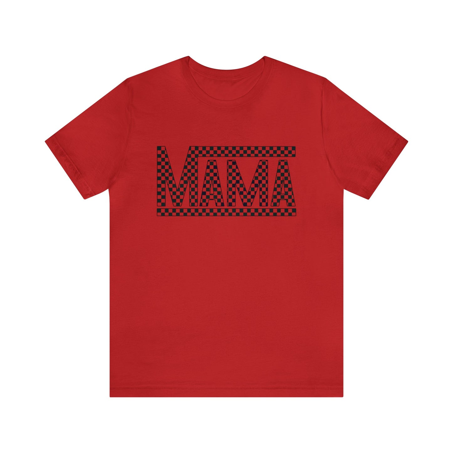 Checkered Mama- Adult T-Shirt