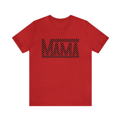 Checkered Mama- Adult T-Shirt