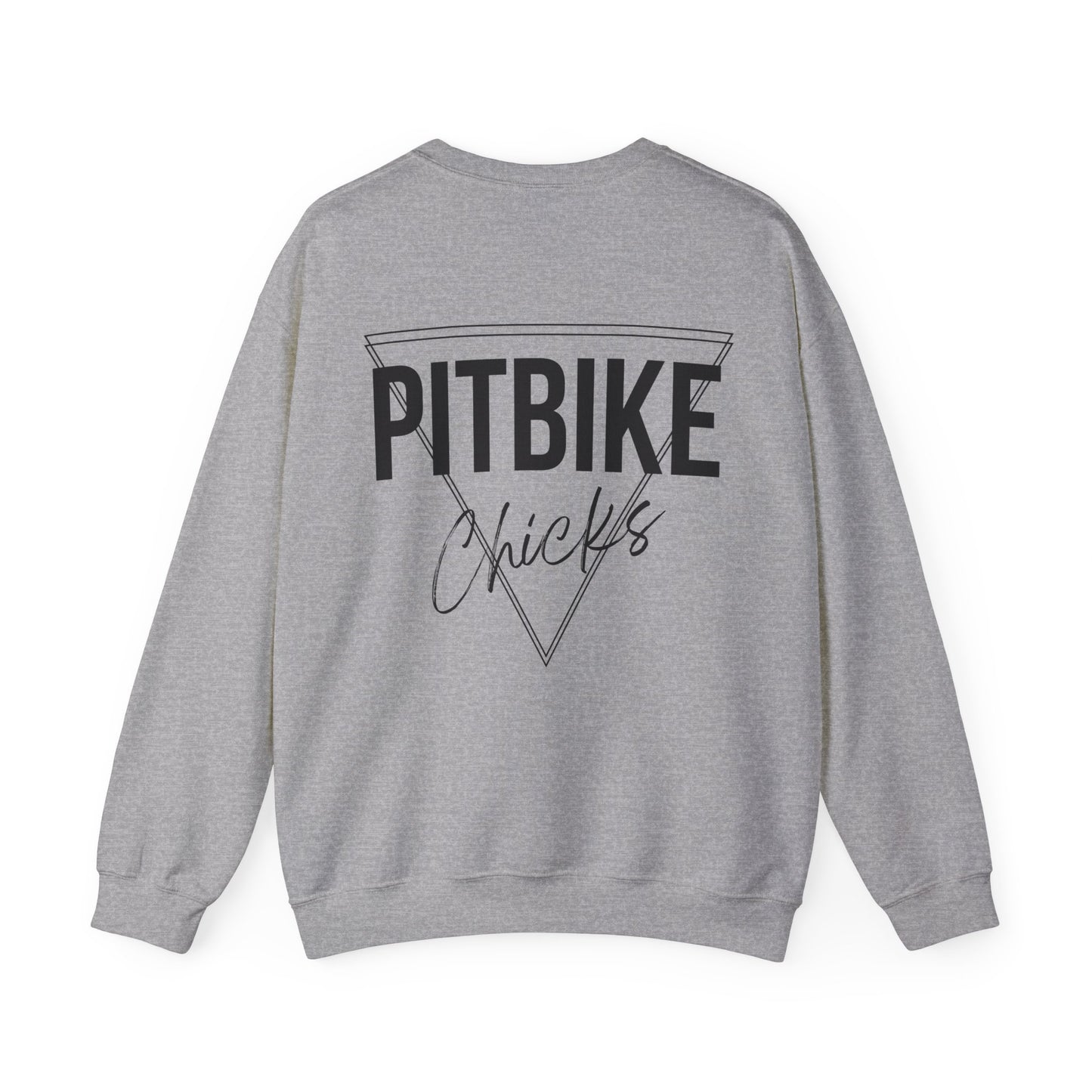 Pit Bike Chicks- Adult Crewneck Sweatshirt
