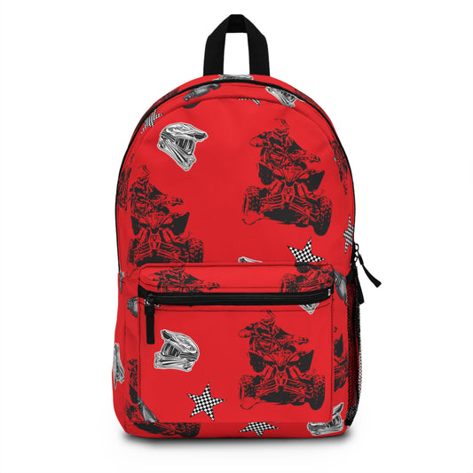 Quad Racing Backpack - Red