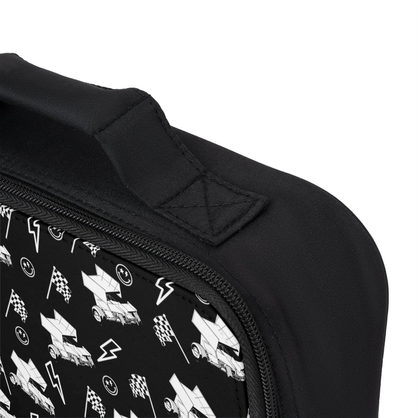 Sprint Car - Micro Racing - Lunch Bag- Black