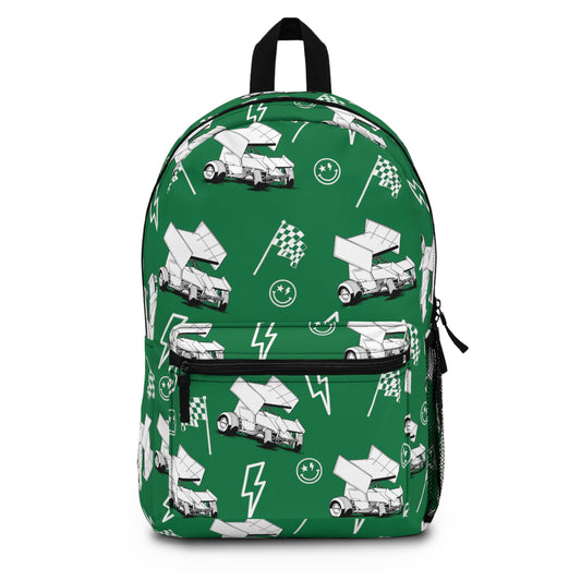 Sprint Car - Micro Racing Backpack - Dark Green