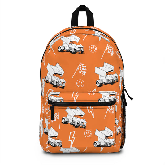 Sprint Car - Micro Racing Backpack - Crusta Orange