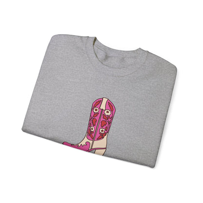 Cowgirl Up- Adult Crewneck Sweatshirt