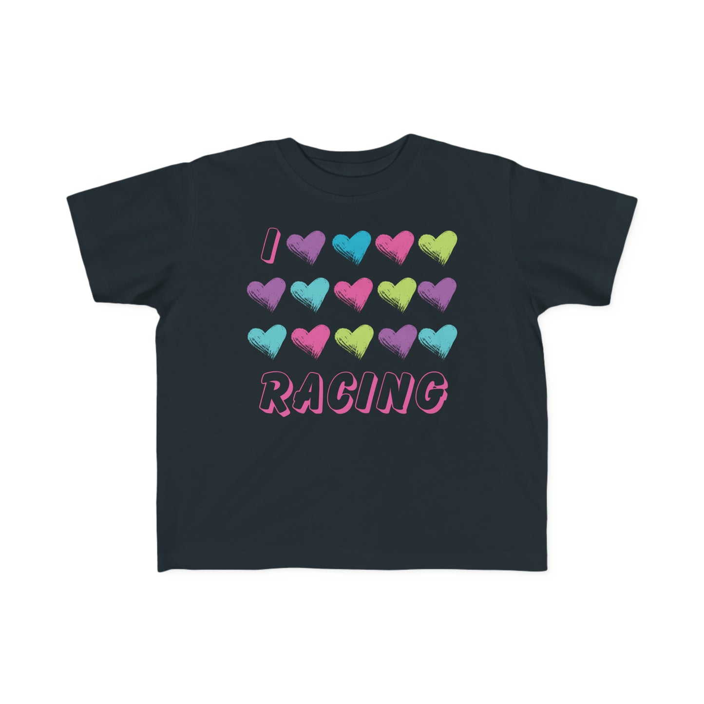 I Love Racing - Toddler's T-Shirt