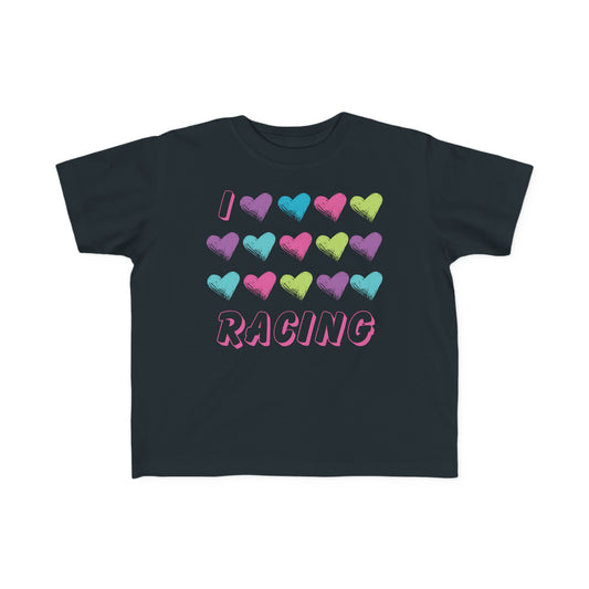 I Love Racing - Toddler's T-Shirt