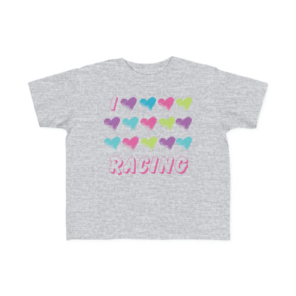 I Love Racing - Toddler's T-Shirt