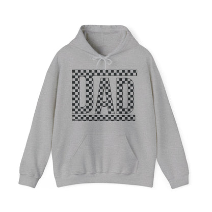 Checkered Dad- Adult Hooded Sweatshirt