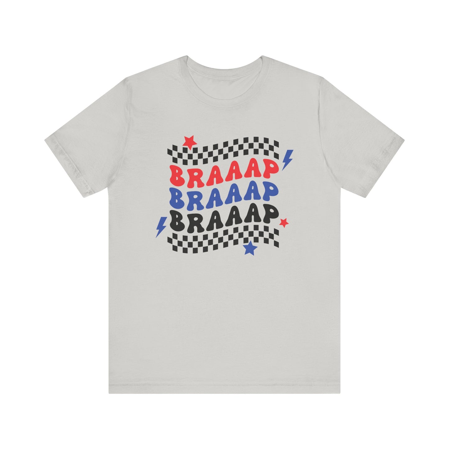 Red White and Blue BRAP- Adult T-Shirt