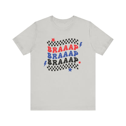 Red White and Blue BRAP- Adult T-Shirt