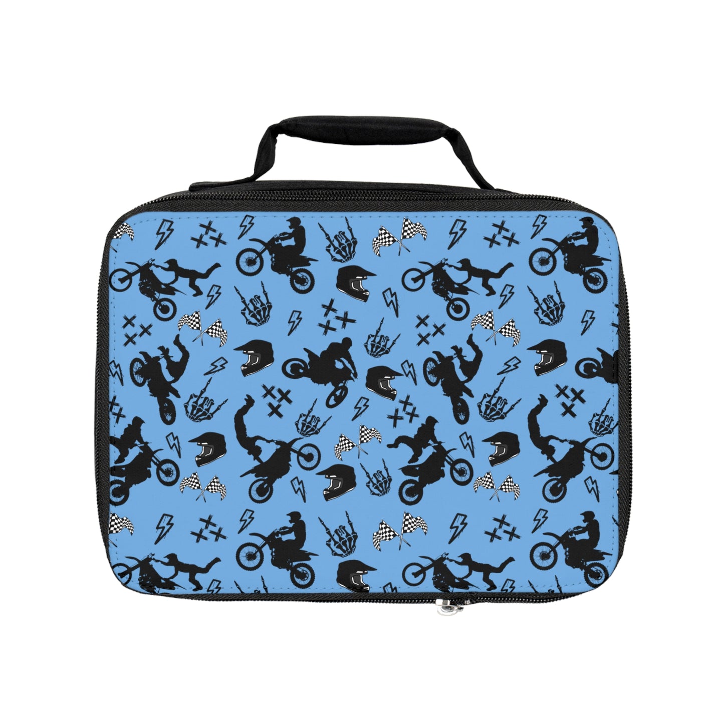 Moto Cross - Lunch Bag - Light Blue