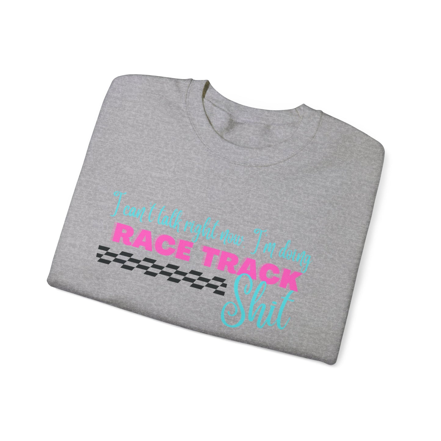 Cant Talk Right Now- Adult Crewneck Sweatshirt