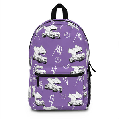 Sprint Car - Micro Racing Backpack - Light Purple