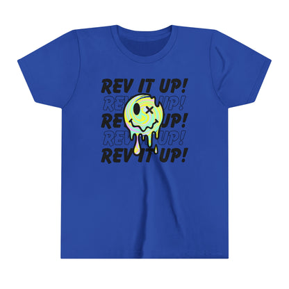 Rev It Up Retro Smiley -Youth T-Shirt