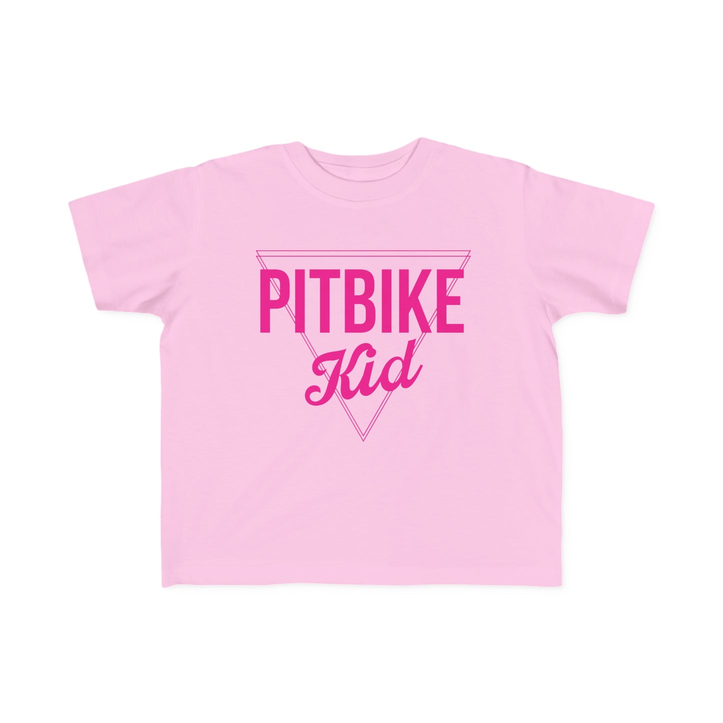 Pit Bike Kid Pink - Toddler's T-Shirt